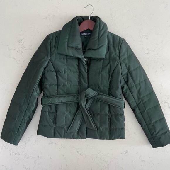 Jones New York Signature Petite Polyester Jacket Emerald Green Sz PS  NWOT - Picture 8 of 16